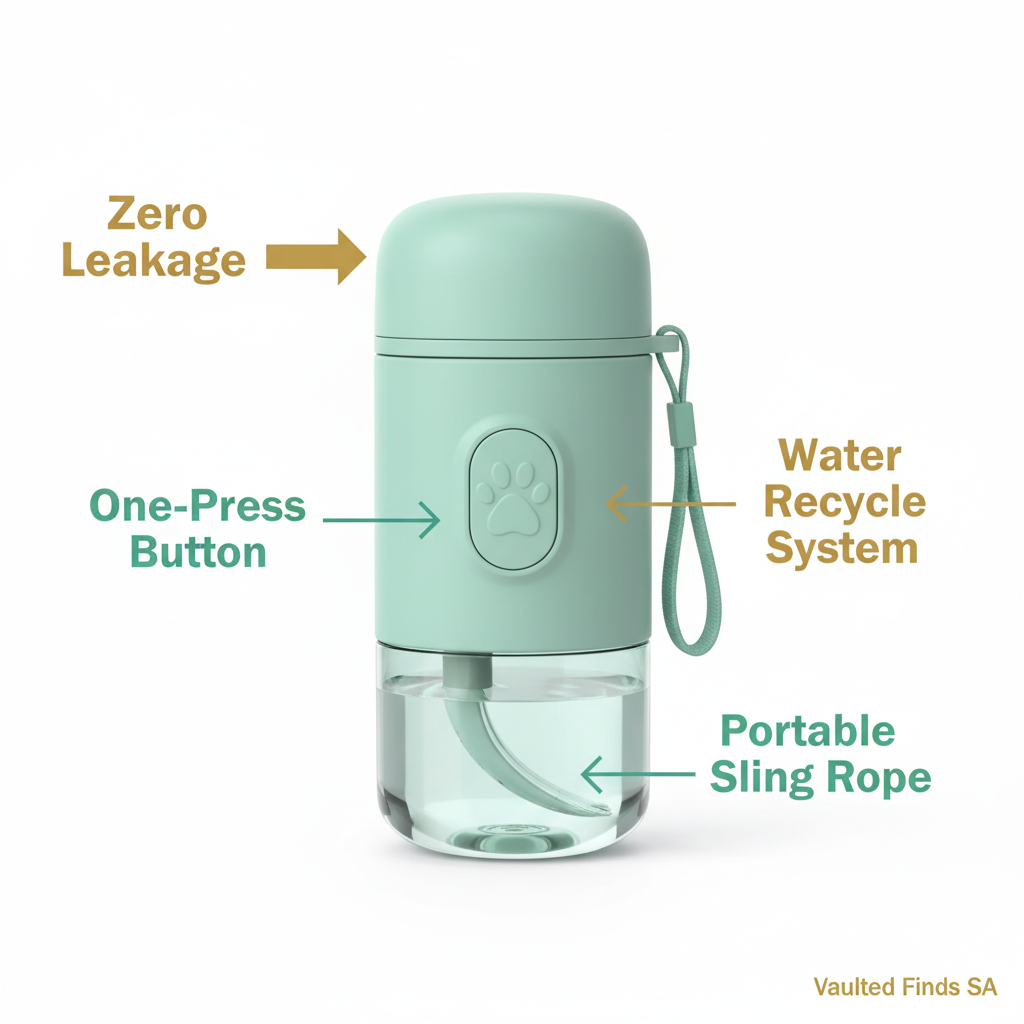 HydroVault™ Pet Water Bottle | Vaulted Finds